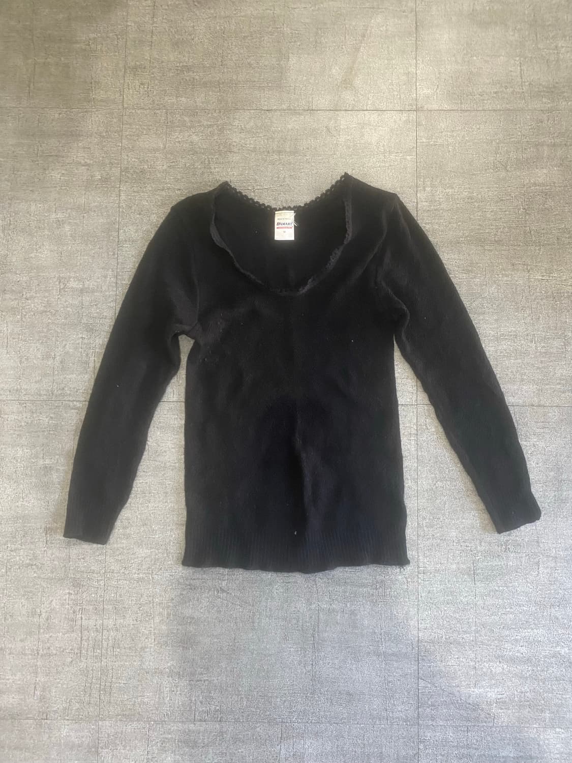 일본빈티지 Damart 핀터깔y2k 긱시크하이틴 딱붙핏 니트스웨터 상품이미지1