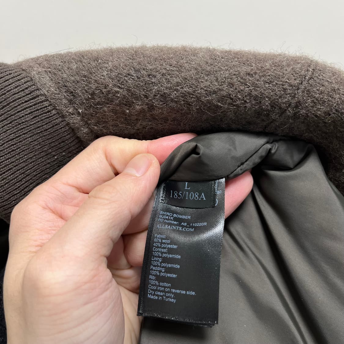 올세인츠 그라데이션 ma-1 봄버자켓 상품이미지7