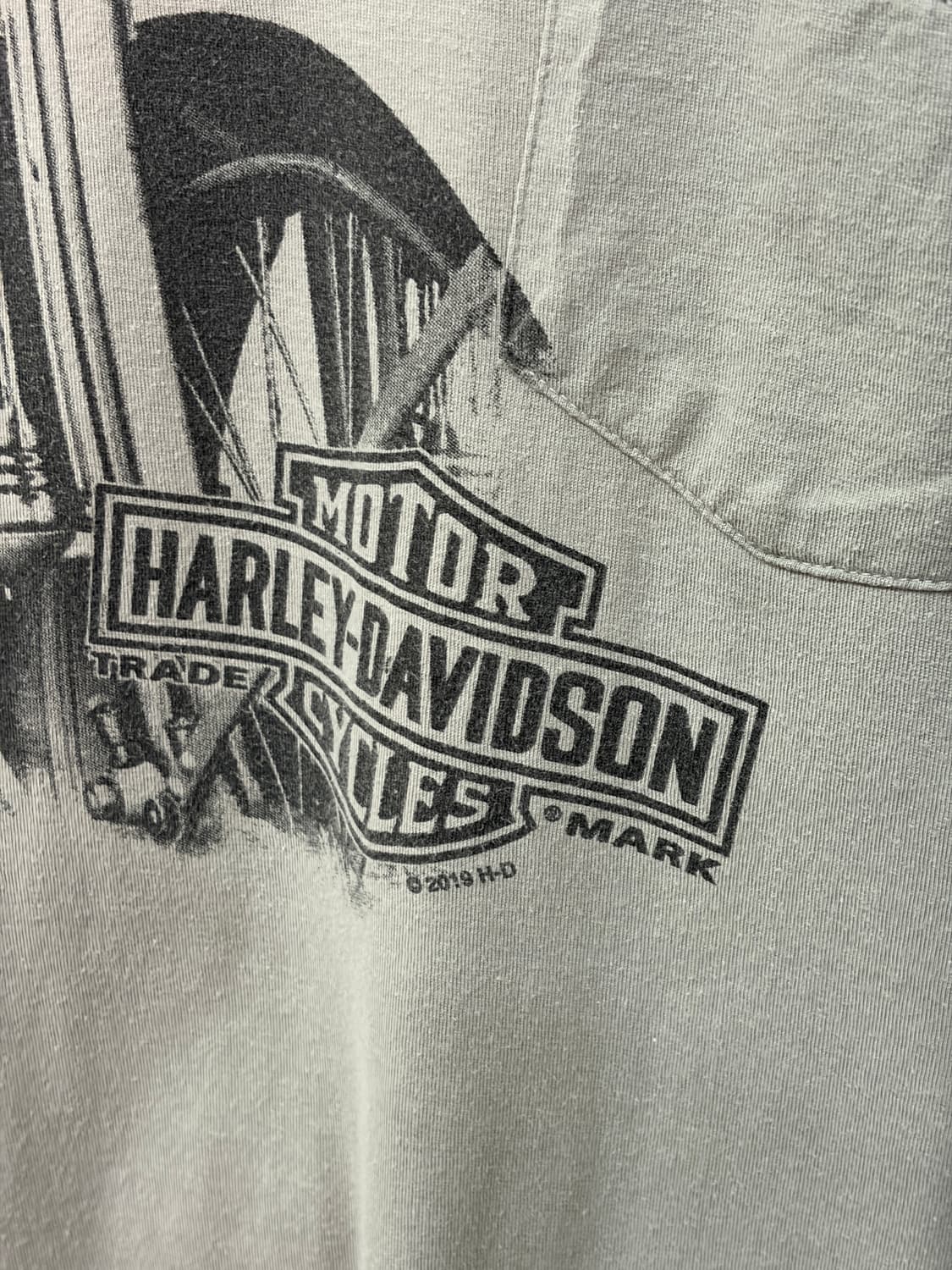 J72 할리데이비슨 프린팅 반팔 티셔츠  상품이미지2