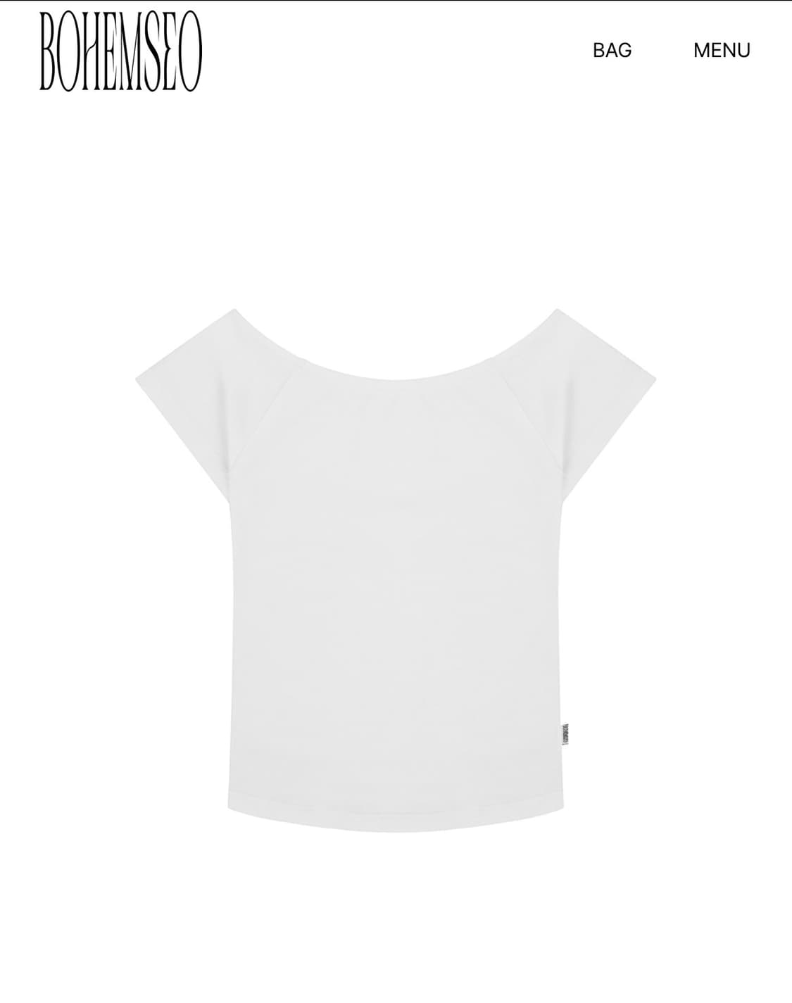 보헤미안서울 basic boatneck t 베이직 보트넥 티 상품이미지4