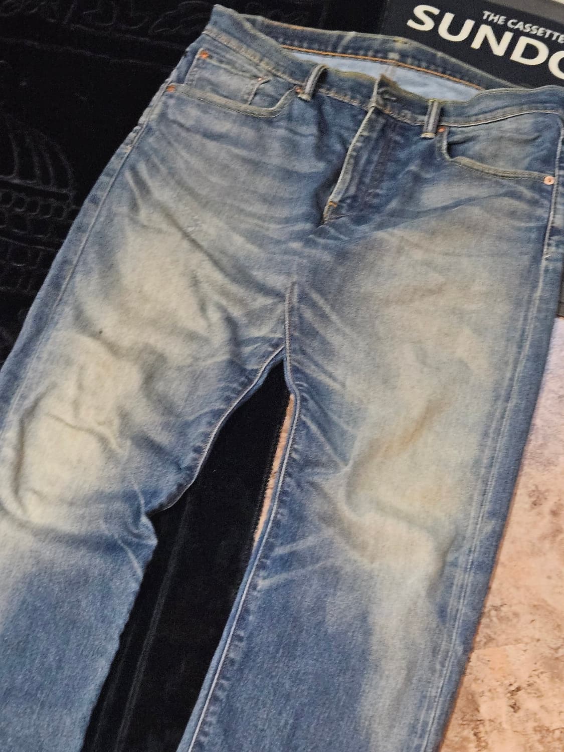 LEVI'S 리바이스 502 워싱 데님 팬츠 상품이미지2
