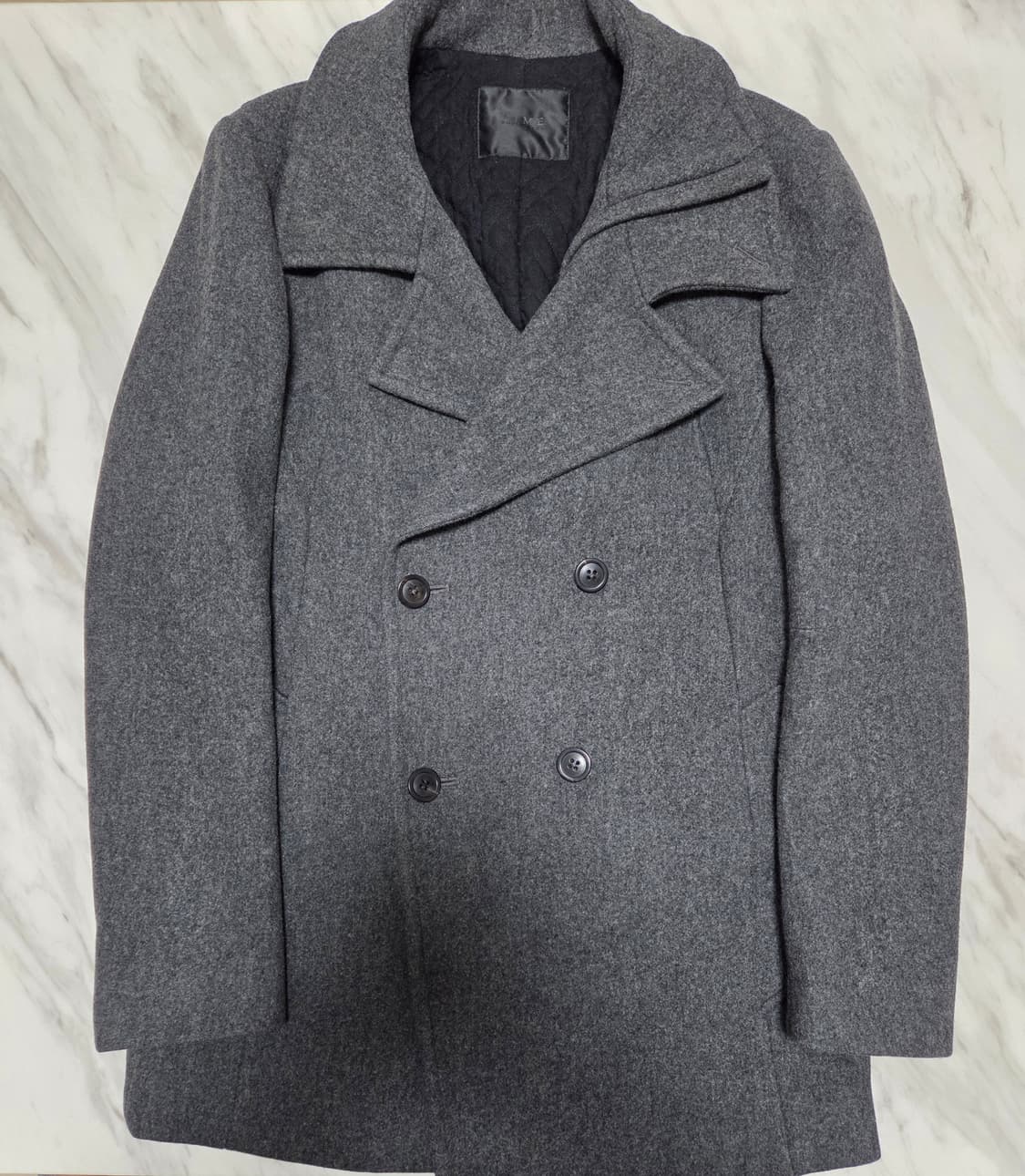 타임옴므 더블 브레스티드 피코트 상품이미지2