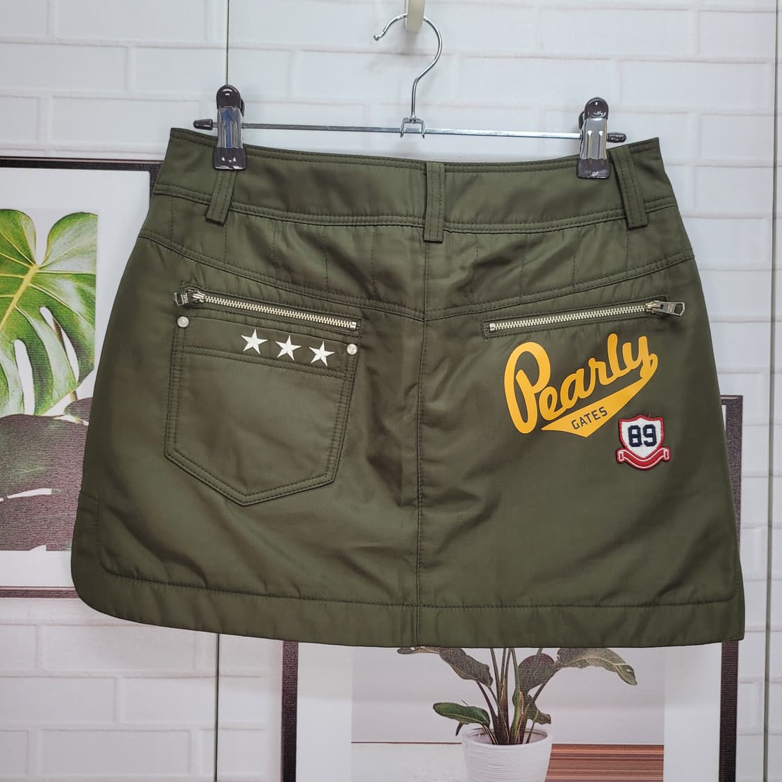 파리게이츠 골프 패딩 스커트 골프치마 0사이즈 상태최상 상품이미지6