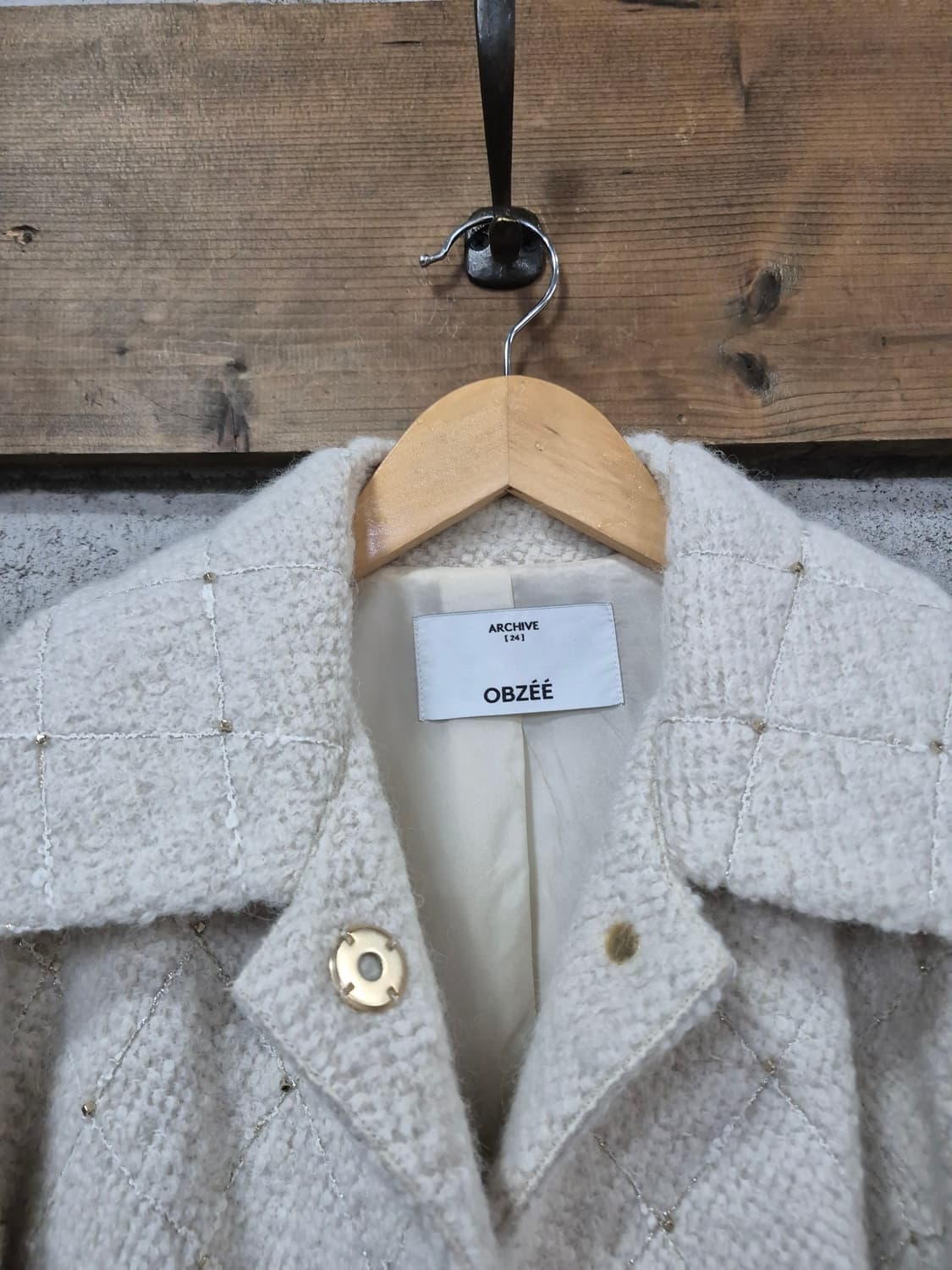 오브제아카이브 알파카혼방 코트 상품이미지3