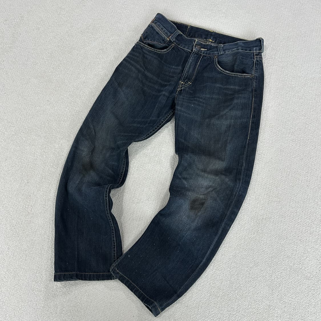리바이스 523 32 워싱 데님 청바지 상품이미지1