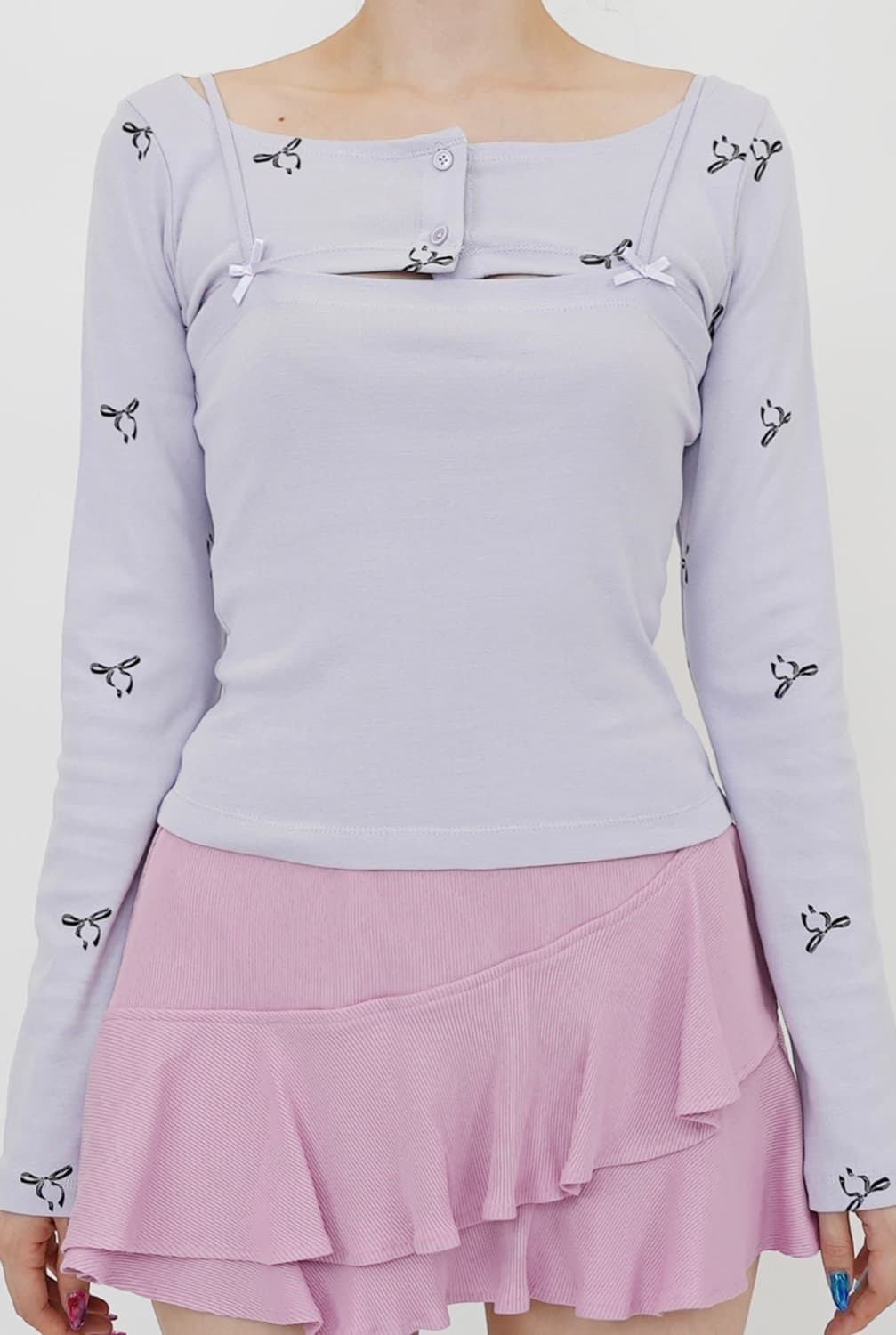 팝시즈 리본나시+볼레로 세트 상품이미지8