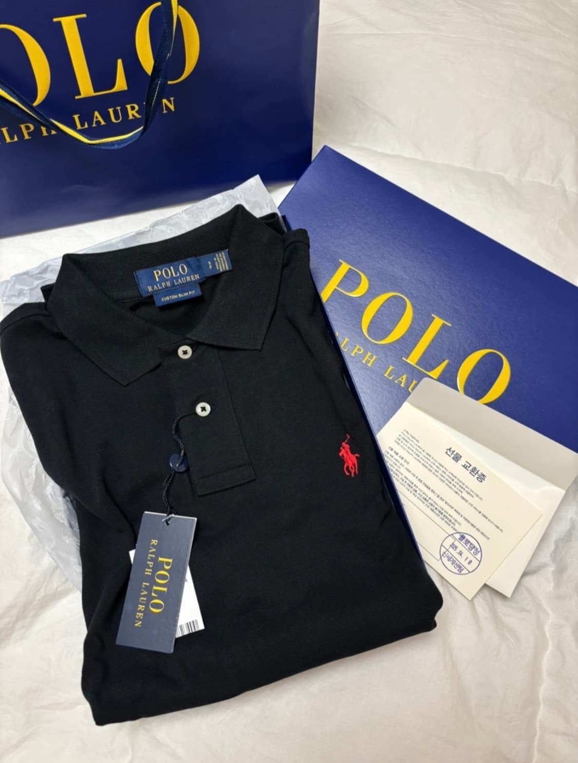 [미 시착 새 상품] 폴로랄프로렌 카라티 s(남녀공용) 상품이미지1