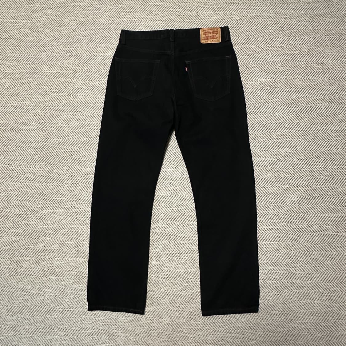 LEVI'S 505 black denim pants work 상품이미지2