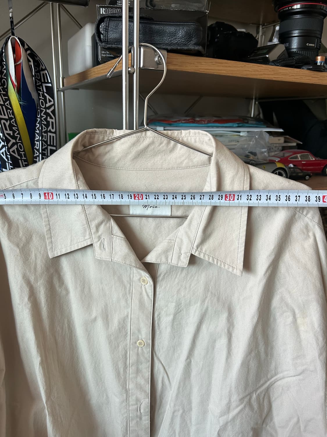 모이아 아이보리 여성 셔츠 상품이미지2