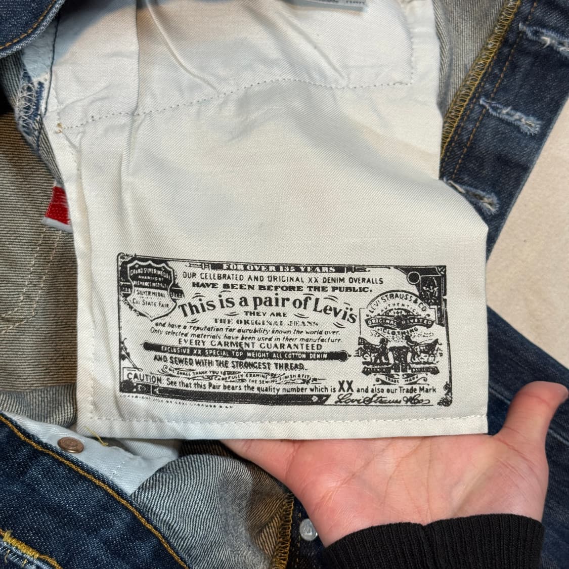 36inch) 리바이스 501 버튼플라이 데님 청바지 상품이미지10