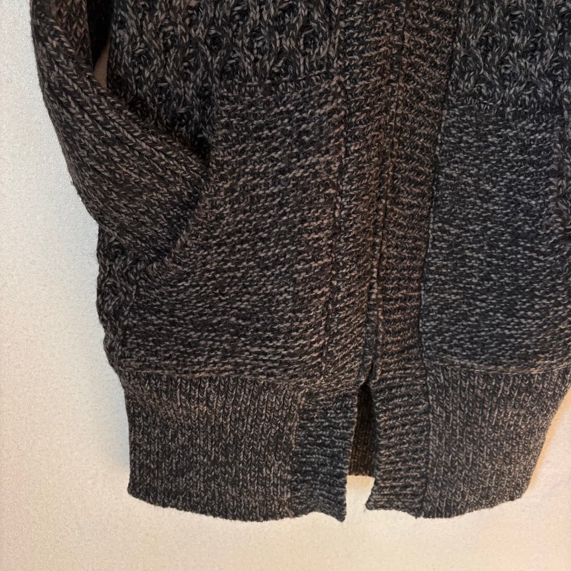 55 다운 패딩 안감 니트 집업 알파카 홈쇼핑 상품이미지7