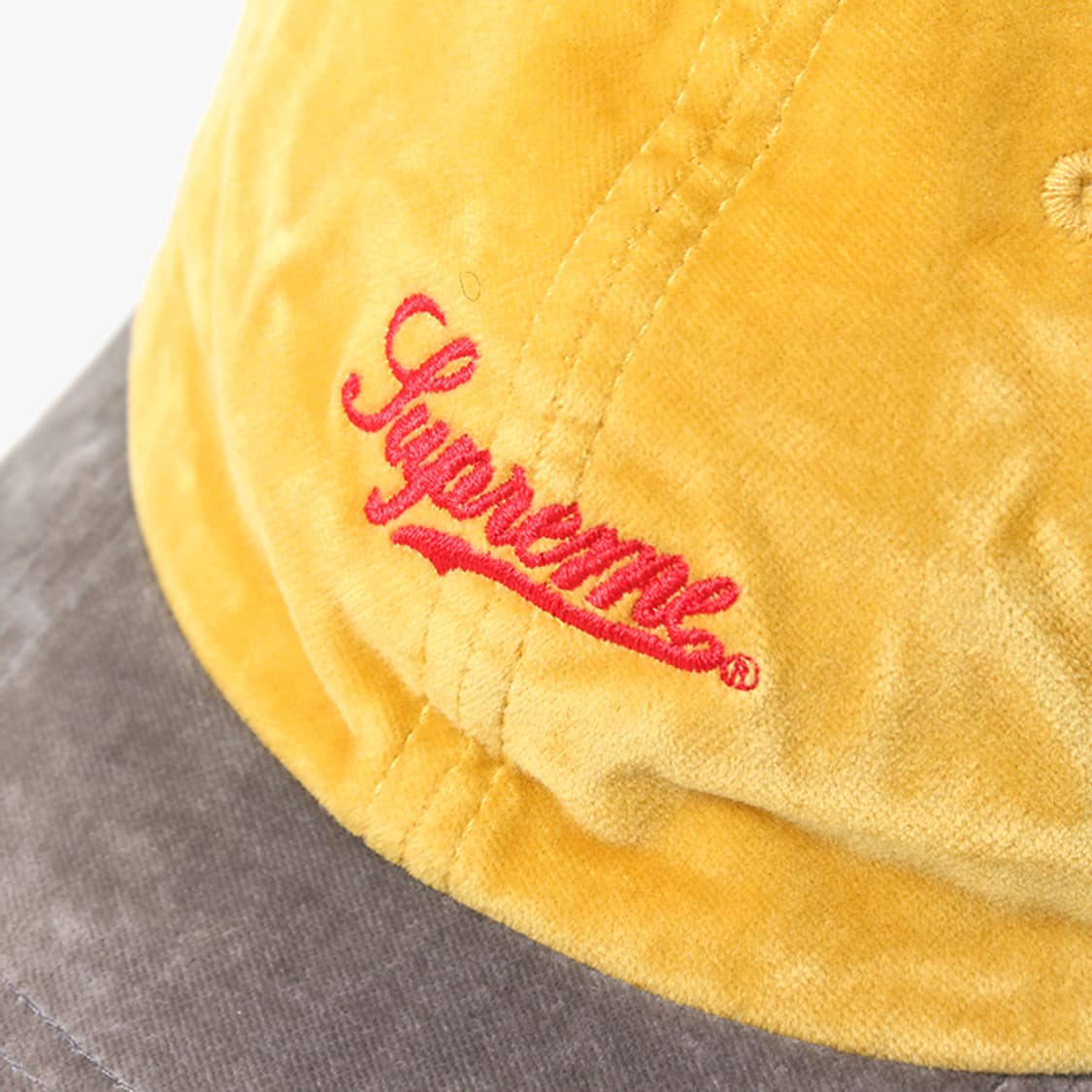  SUPREME "Yellow Velvet Cap" 상품이미지3