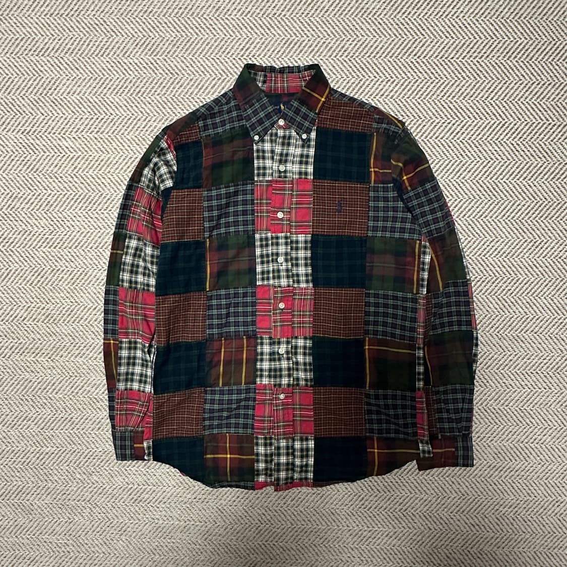 POLO RALPH LAUREN patchwork shirt 상품이미지1