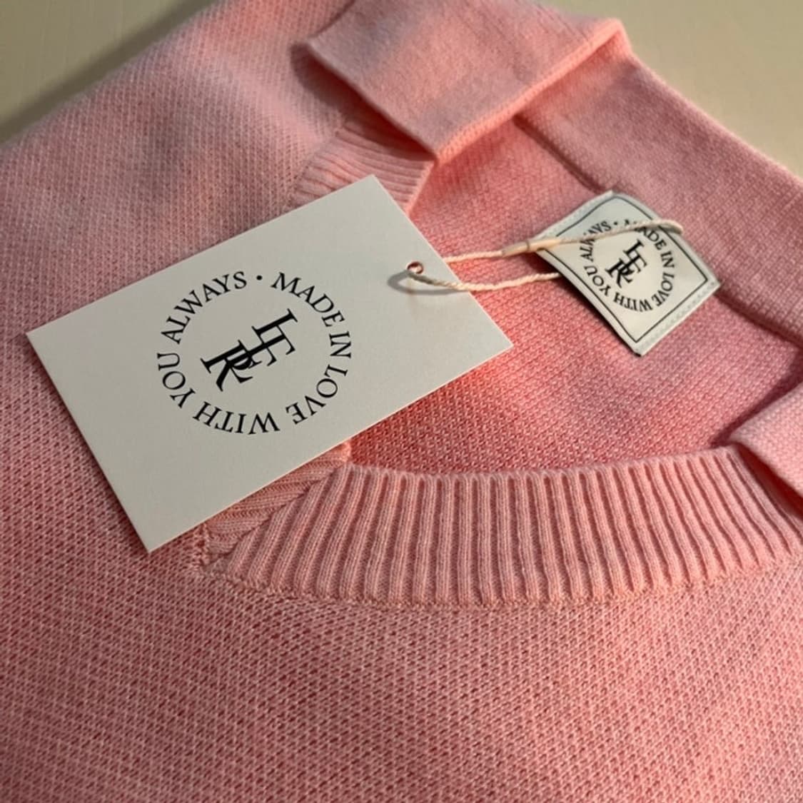 잇터 핑크 카라 니트 (웬디 착용) 상품이미지4