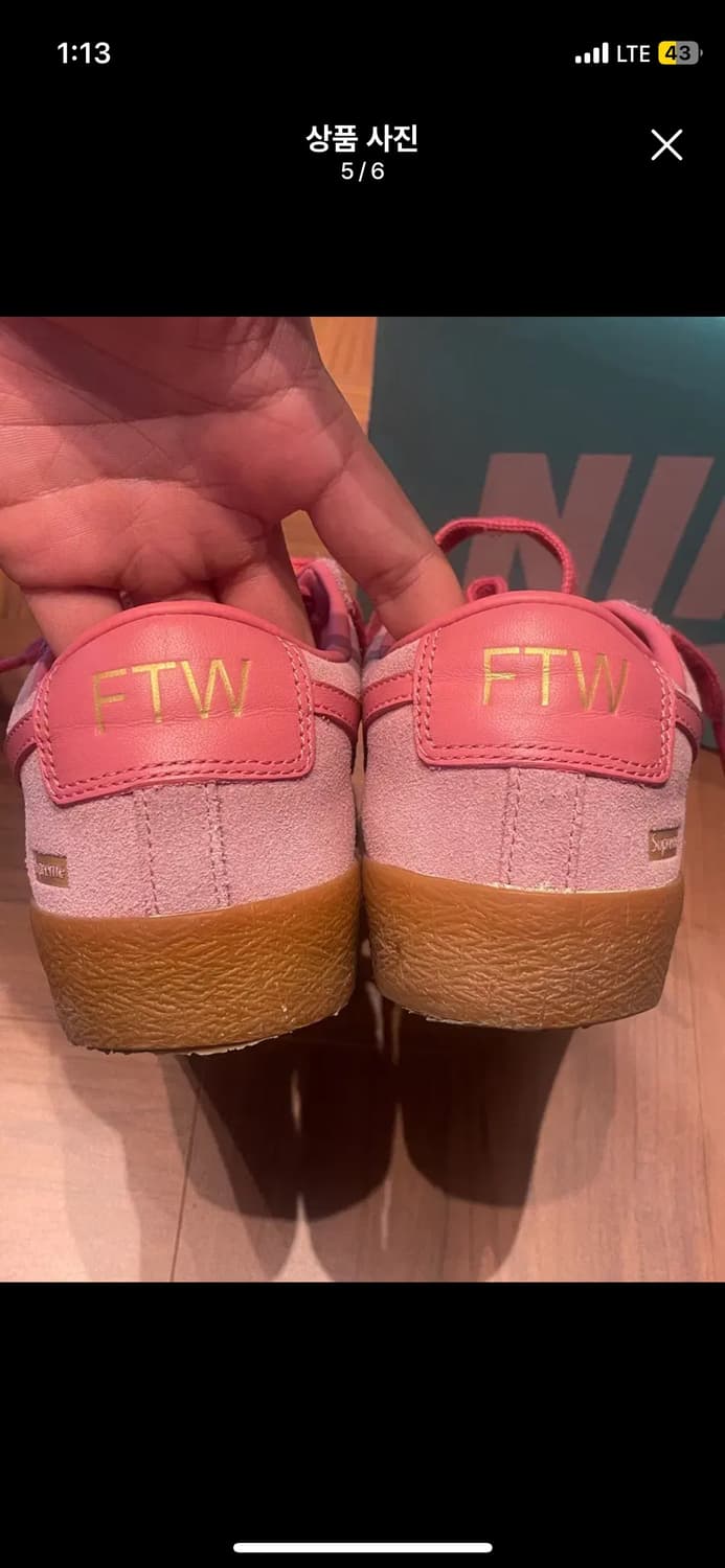 나이키 x 슈프림 SB 블레이저 로우 GT 265 상품이미지4