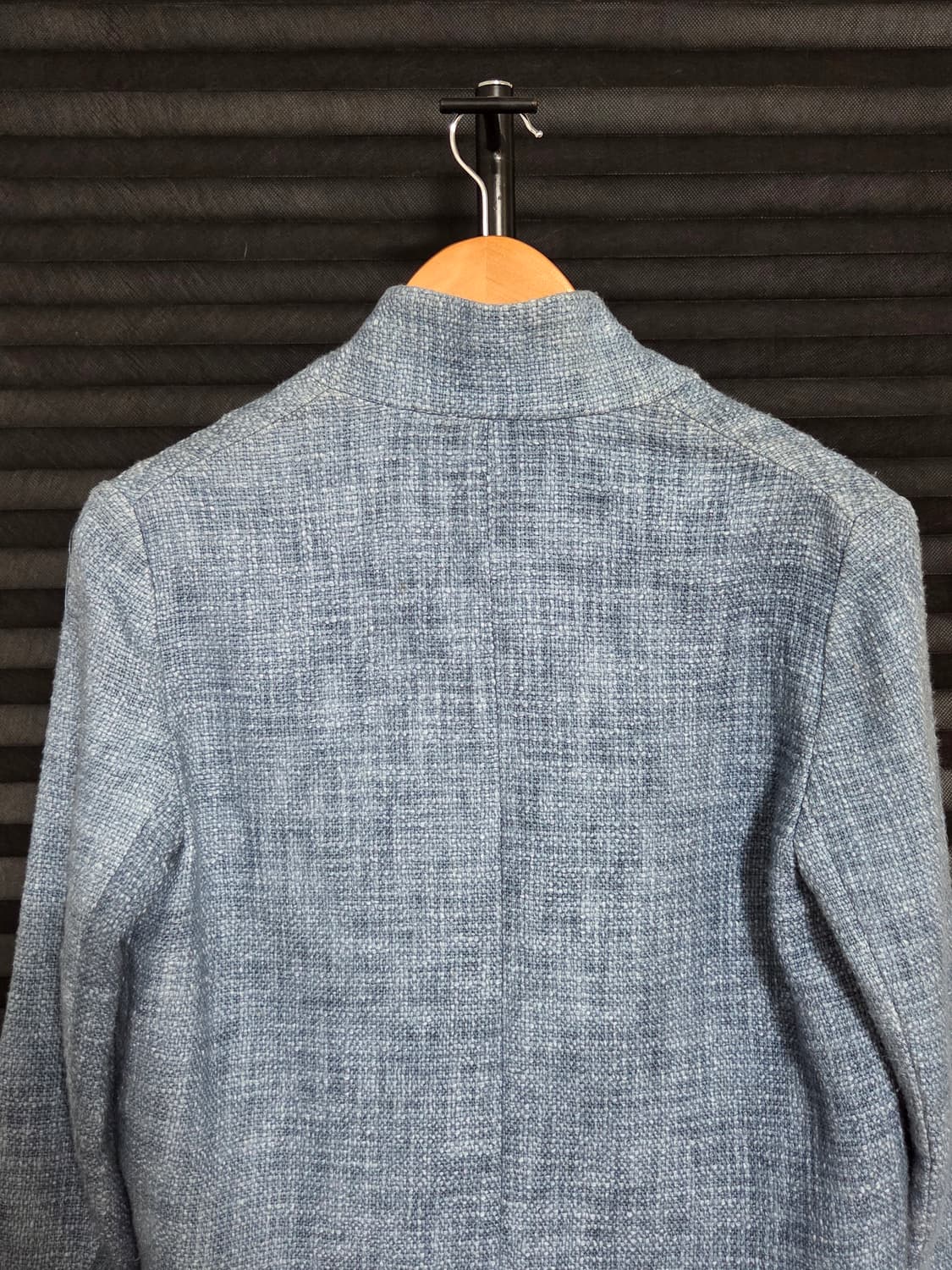 [마쥬] LARRY 텍스처드 코튼 노카라 크롭 자켓 | 00172 상품이미지6