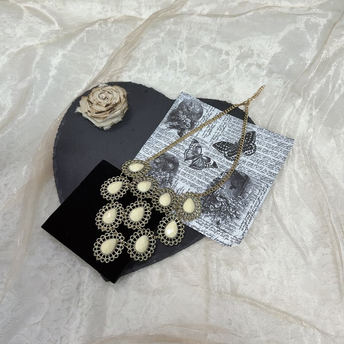 빈티지 에스닉 오리엔탈 쿠바체인목걸이 상품이미지2