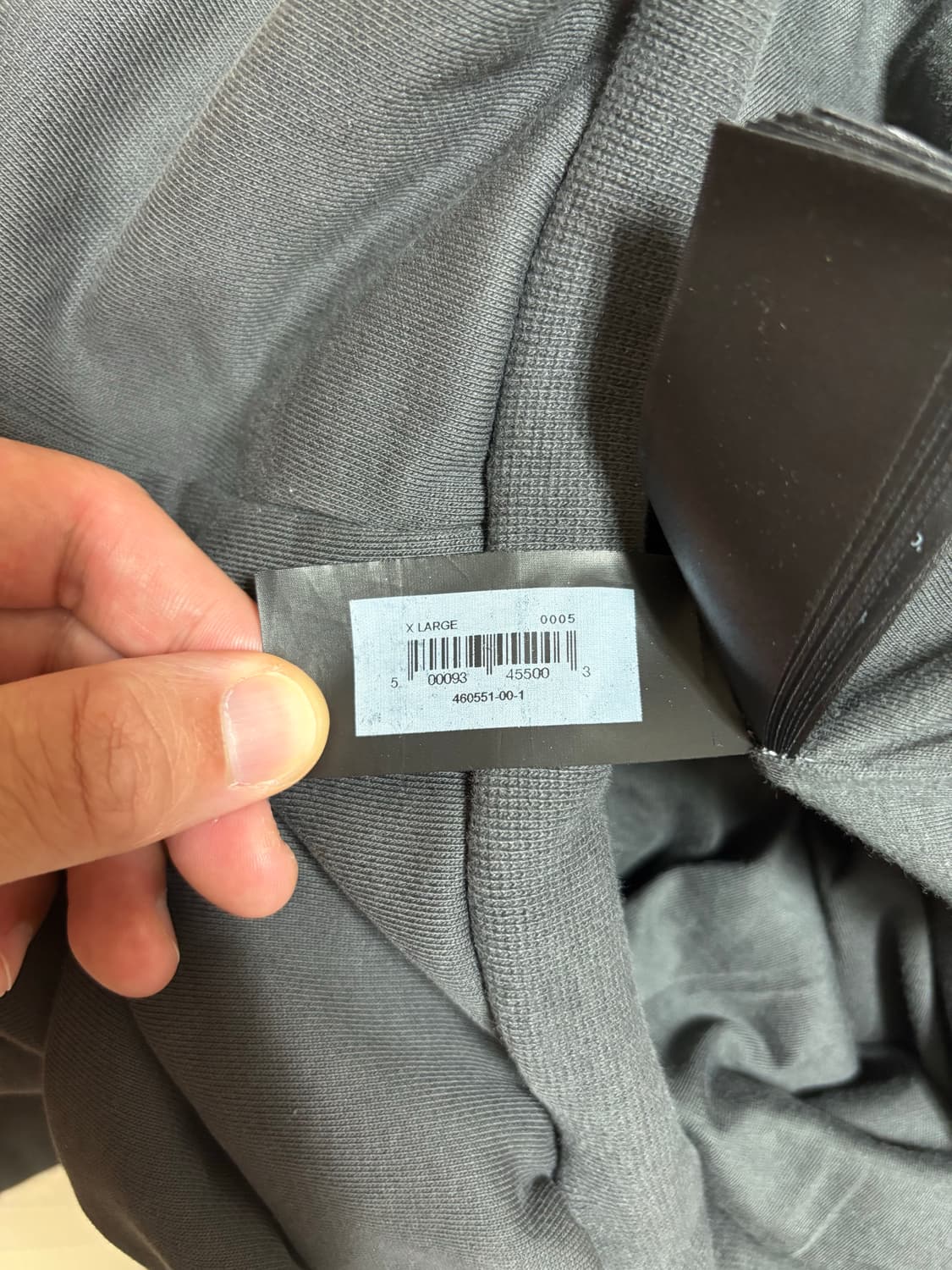 [XL] 이지 갭 발렌시아가 도브 후드 블랙 상품이미지5