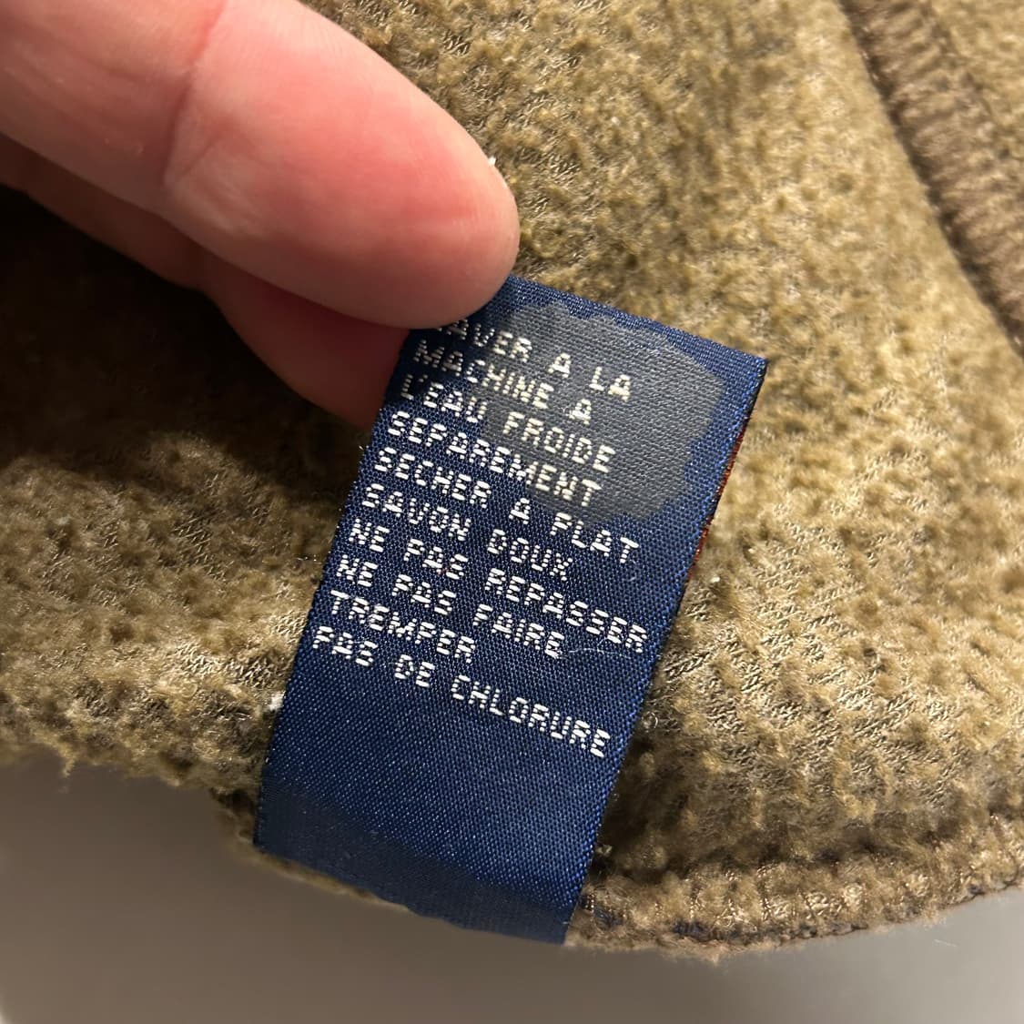 [M] 타미힐피거 올드스쿨 하프집업 플리스 브라운 상품이미지8