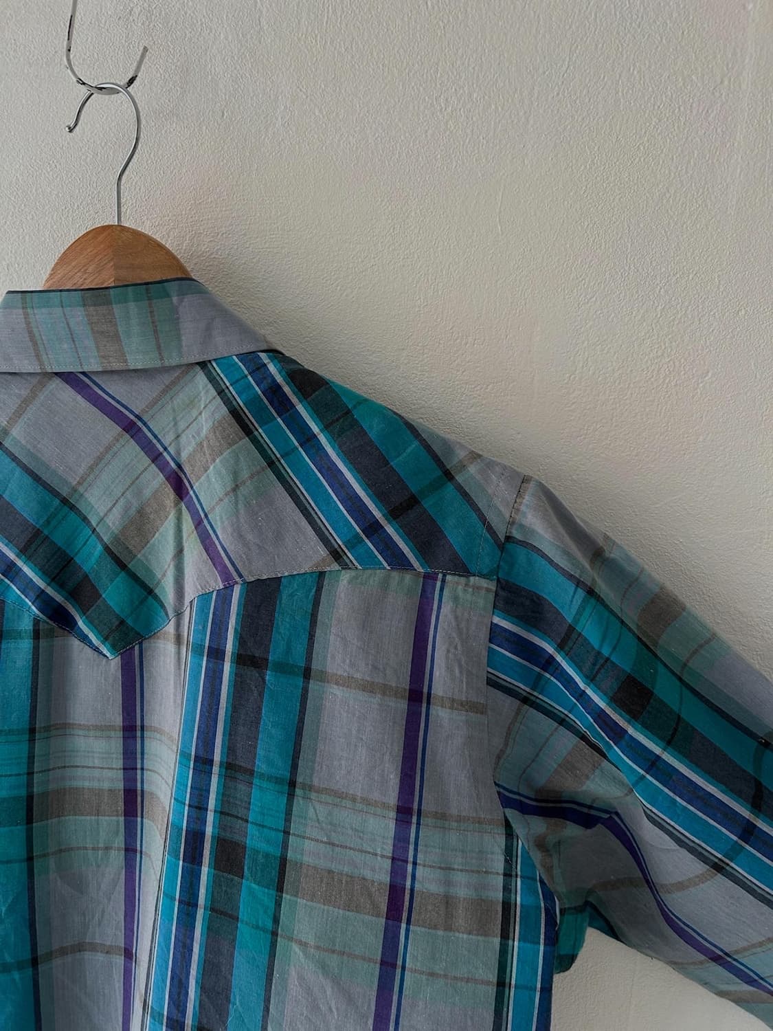 80's vtg Wrangler cowboy-cut  Western sh 상품이미지7