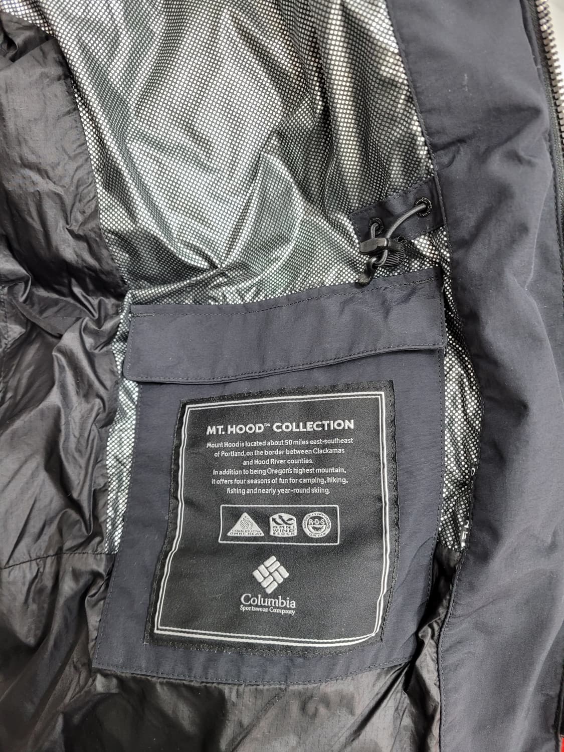 Columbia 21FW 컬럼비아 마운틴후드 V 구스다운 자켓 / 남 L 상품이미지8