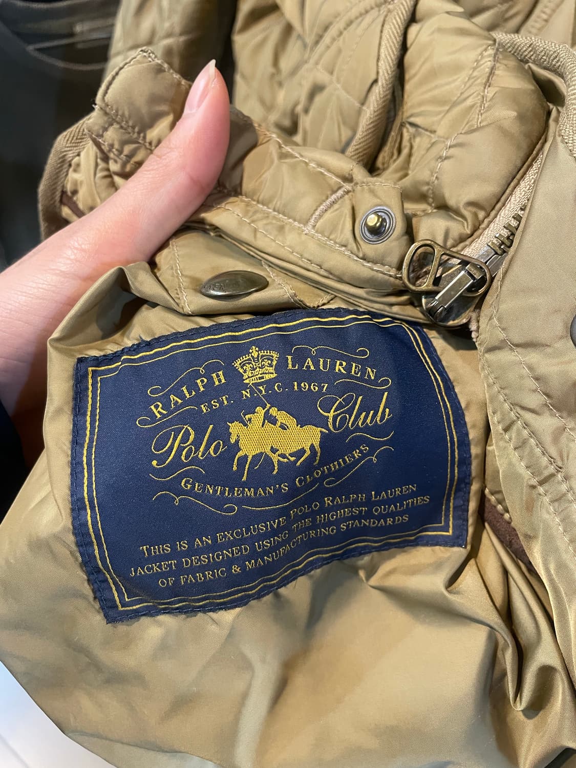 폴로 랄프러레 퀼팅 자켓 상품이미지3