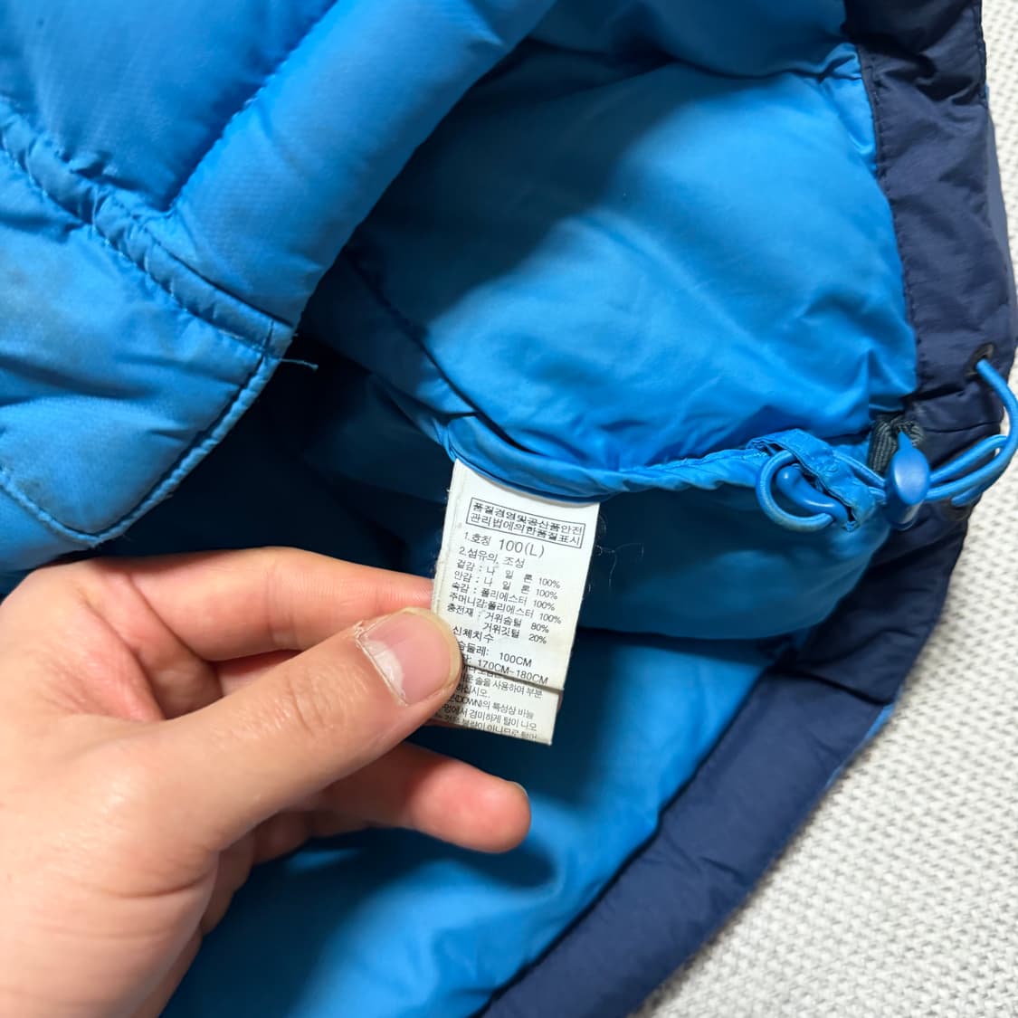 노스페이스 700 하이벤트 구스다운 패딩 상품이미지4