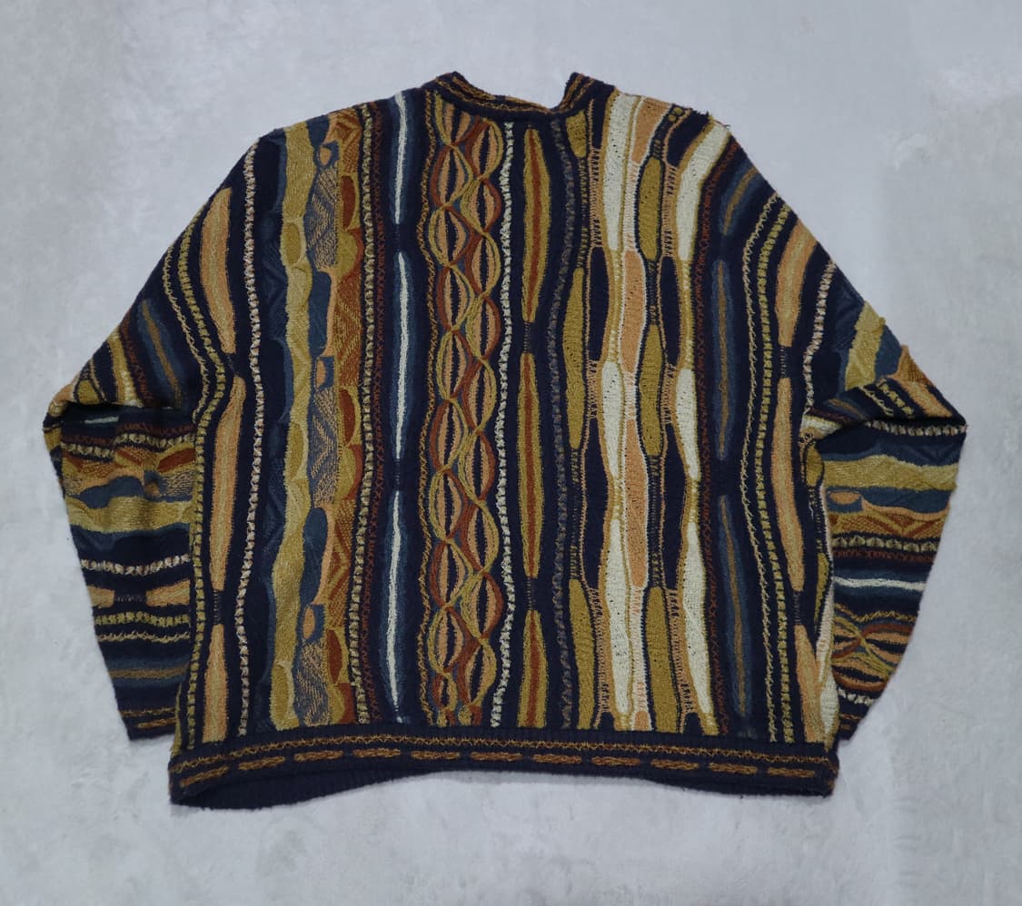 90's 쿠지 케이블 니트 가디건 상품이미지4