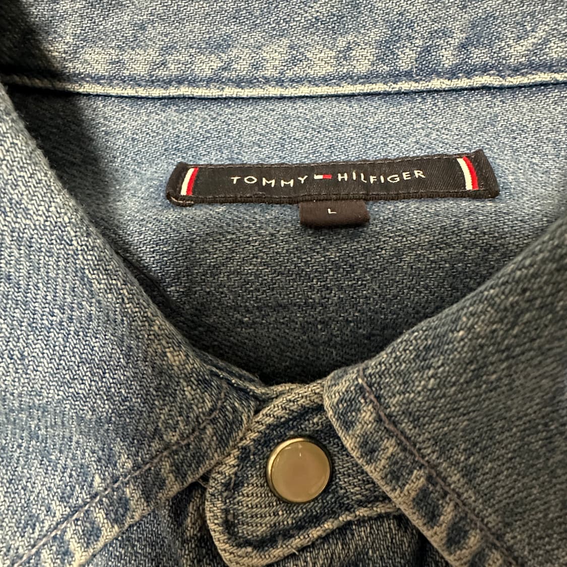 TOMMY HILFIGER heavy denim shirt 상품이미지3