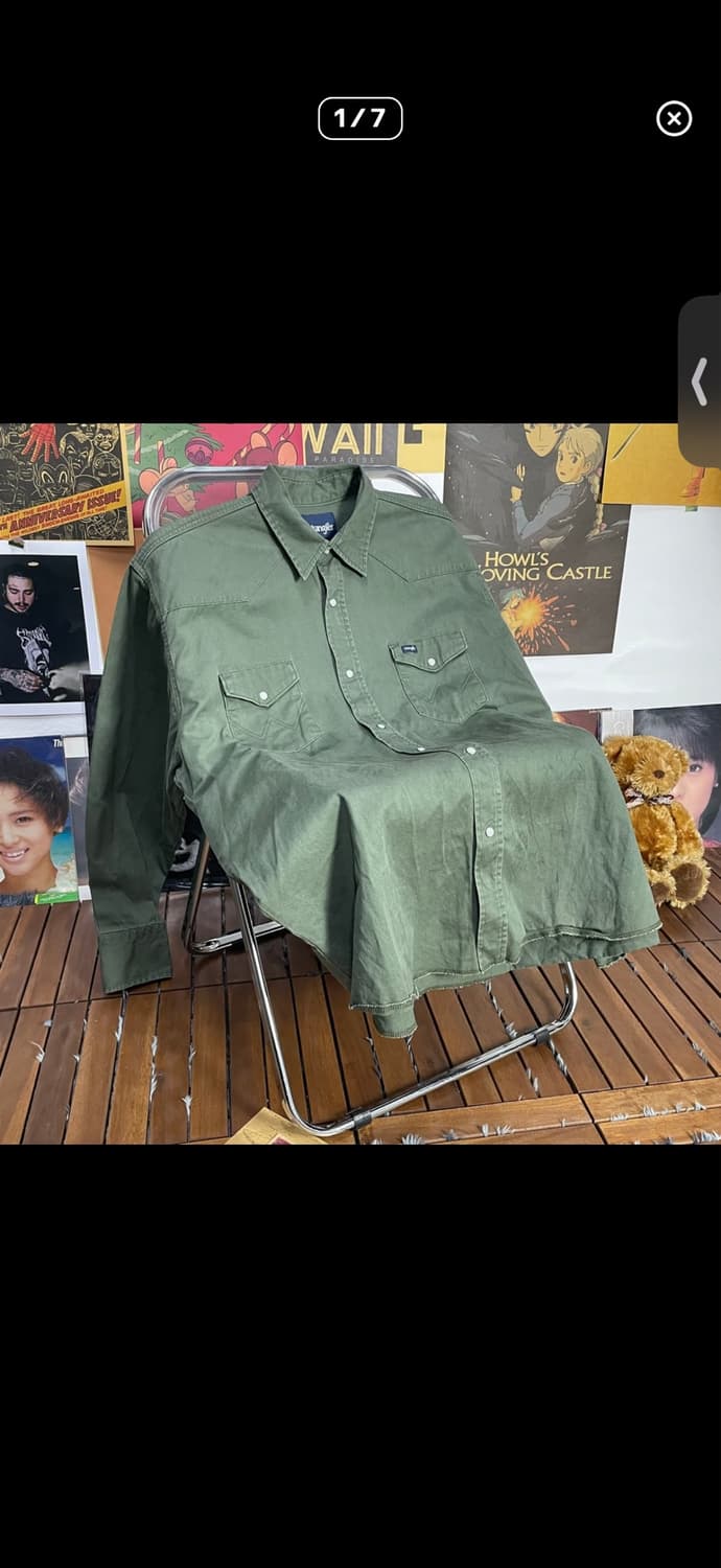 랭글러 웨스턴 셔츠 2xl 상품이미지1