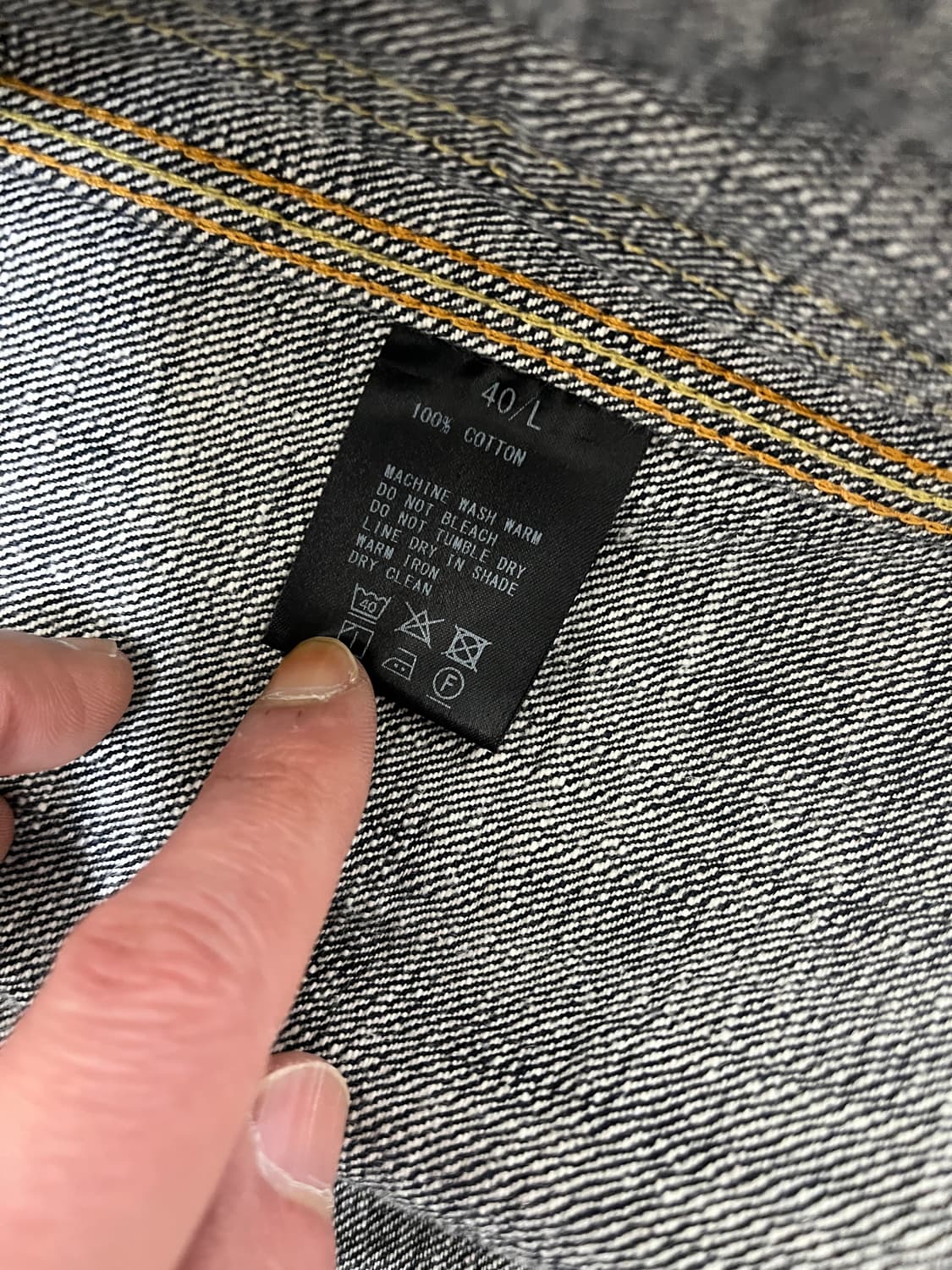 트로피클로딩 2604 더티데님 커버올 40 상품이미지6