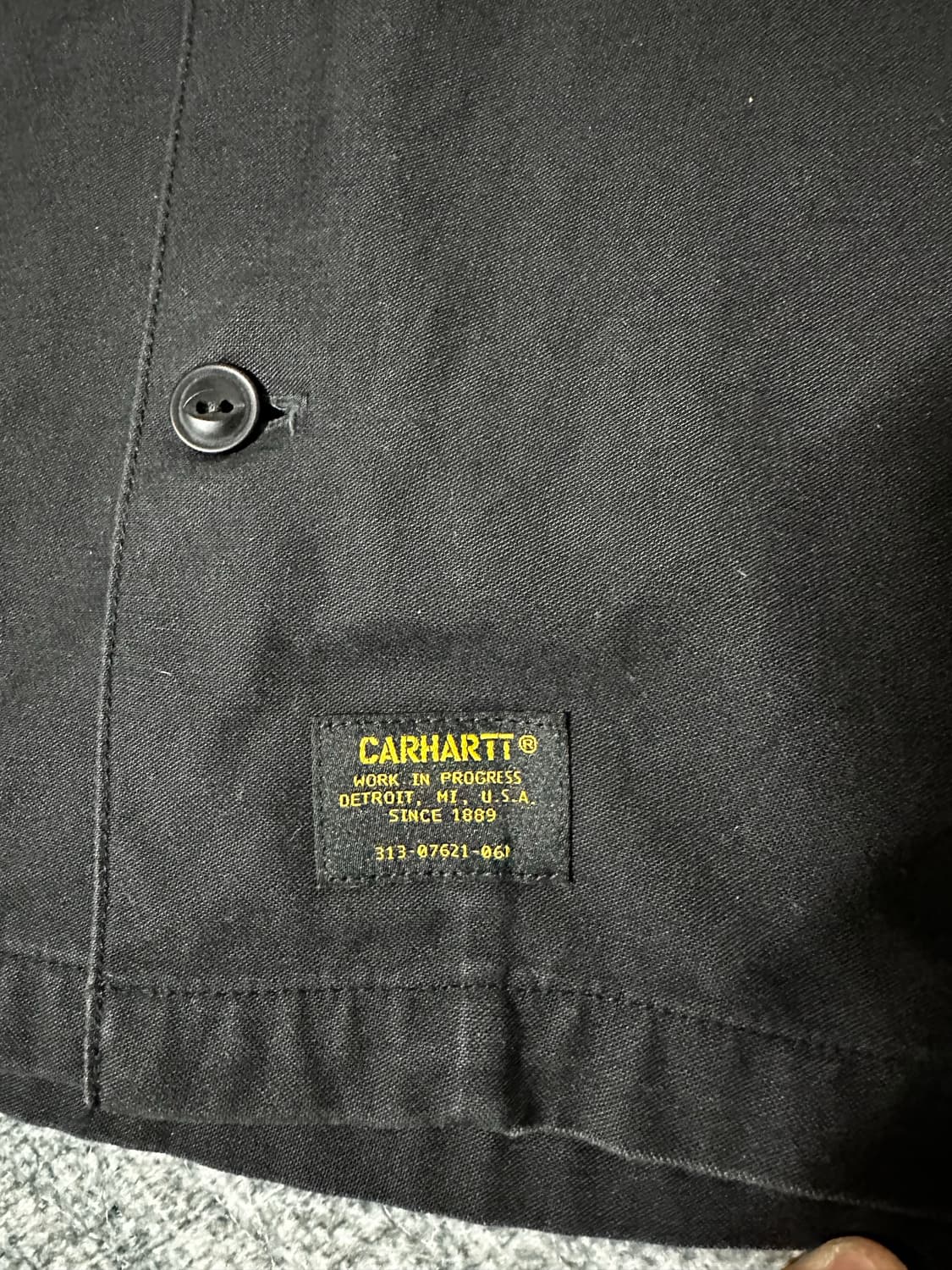 칼하트 Sabotage 블랙 셔츠 긴팔 상품이미지3