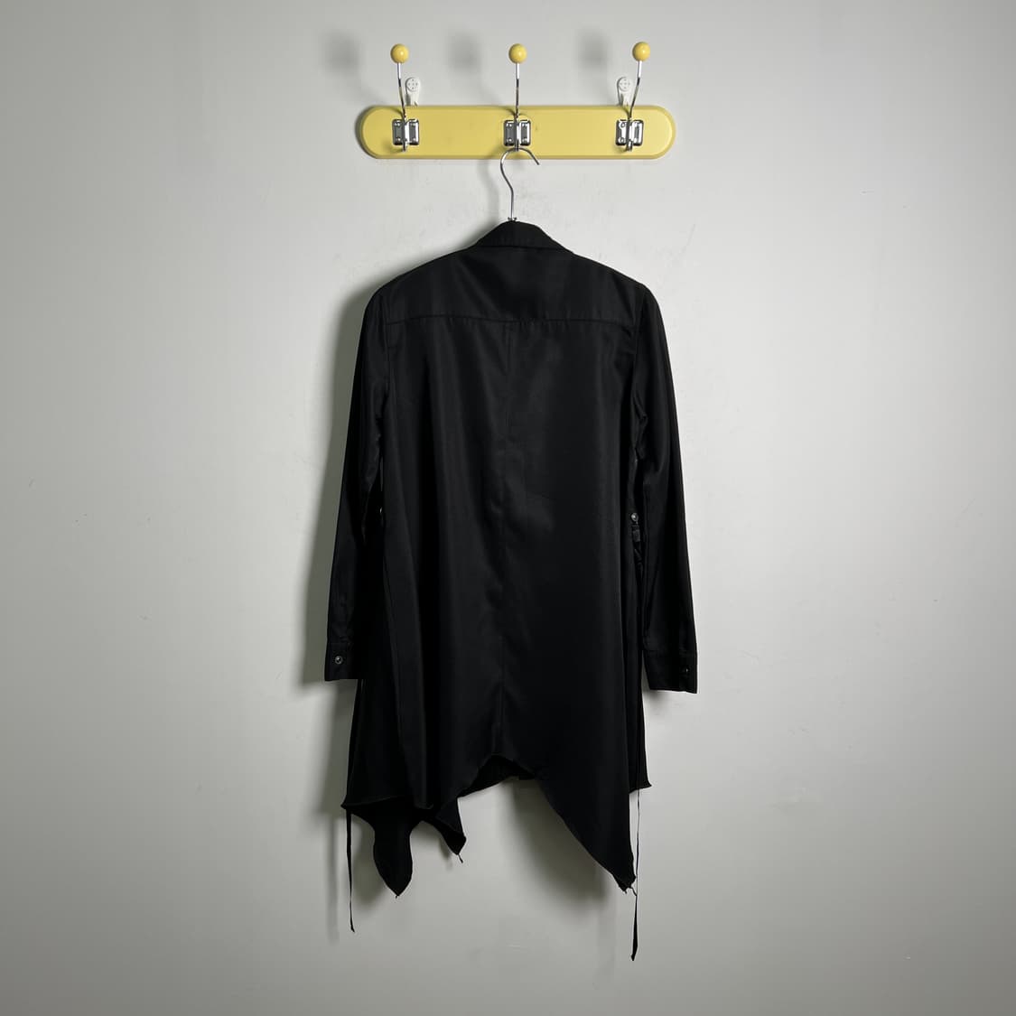 알곤퀸즈 베스트 체크 믹스 블랙 롱 셔츠 원피스 상품이미지7