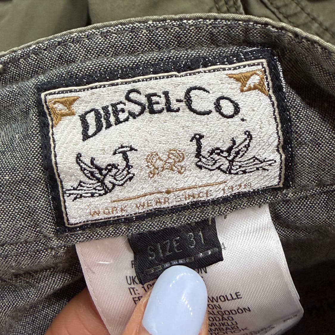 [31] DIESEL 디젤 카고 반바지 상품이미지9