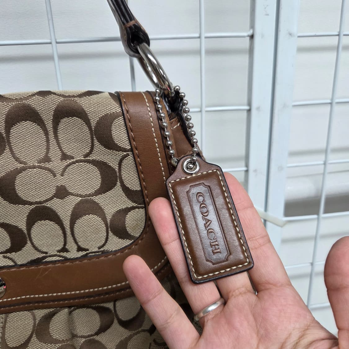 빈티지 코치 숄더백 상품이미지4