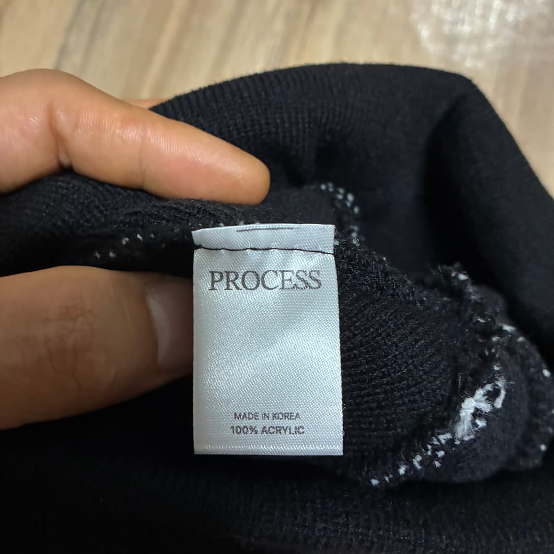 [새상품] 프로세스 블랙 비니 상품이미지3