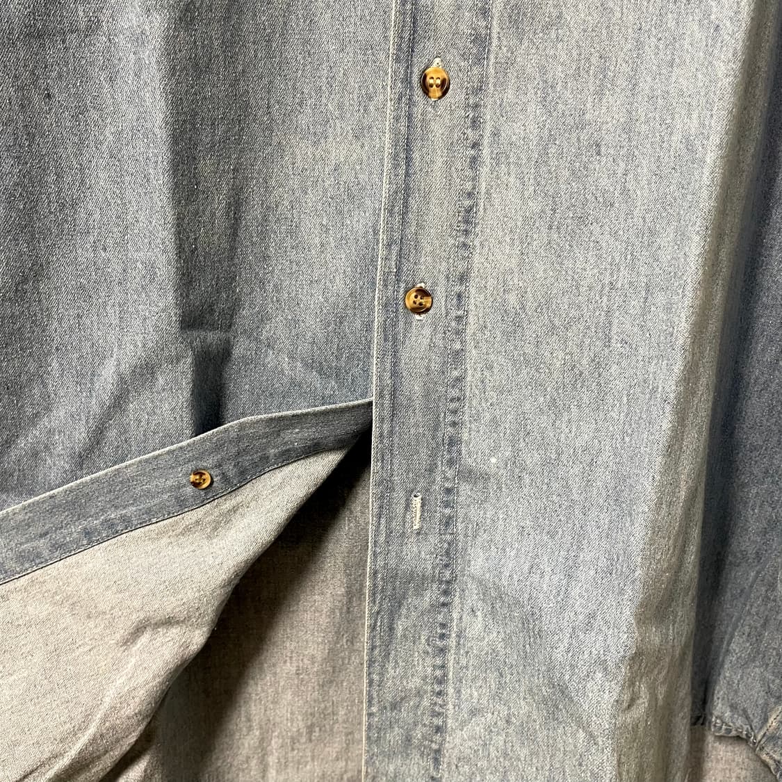 루니툰/ 빈티지 아플리케 데님 셔츠/ L 상품이미지6