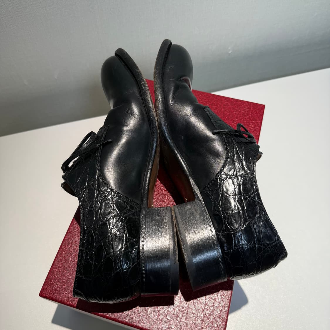 르유카스 leyuccas 어드레서 별주 플레인토 악어가죽 42 상품이미지6