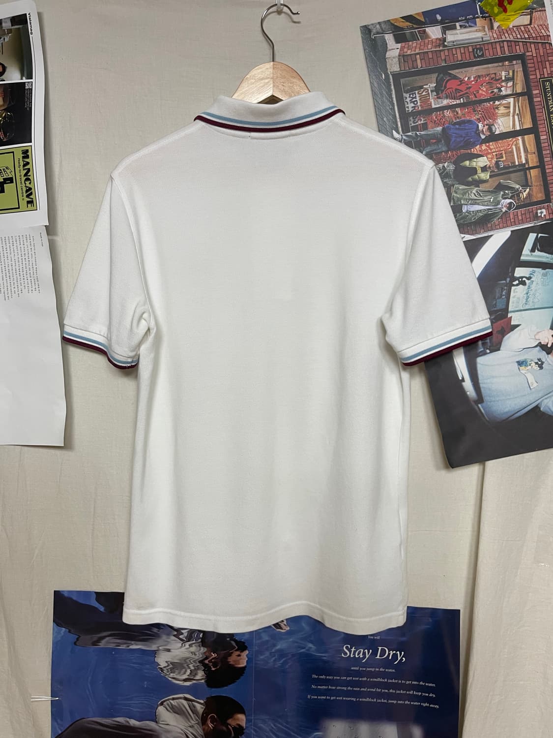 프레드페리 트윈팁 아이스마룬 상품이미지4