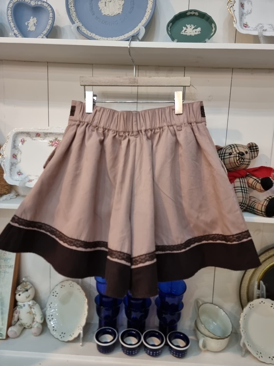 액시즈팜(Axes femme) 초콜릿무드 레이스 포켓 치마바지 상품이미지5