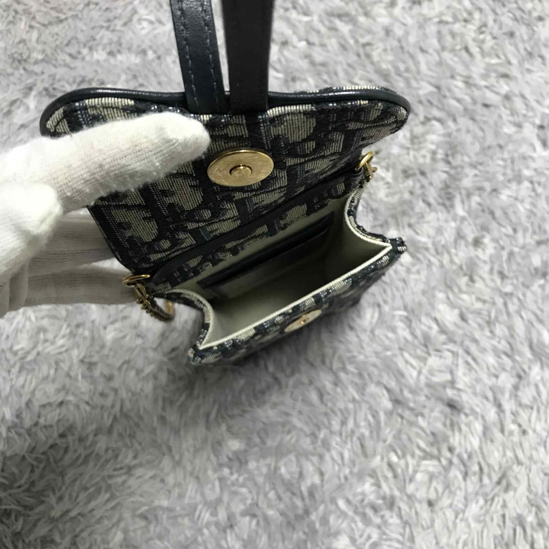 {클로젯}[풀구성 25ss]디올 오블리크 새들 폰 홀더 백 상품이미지6