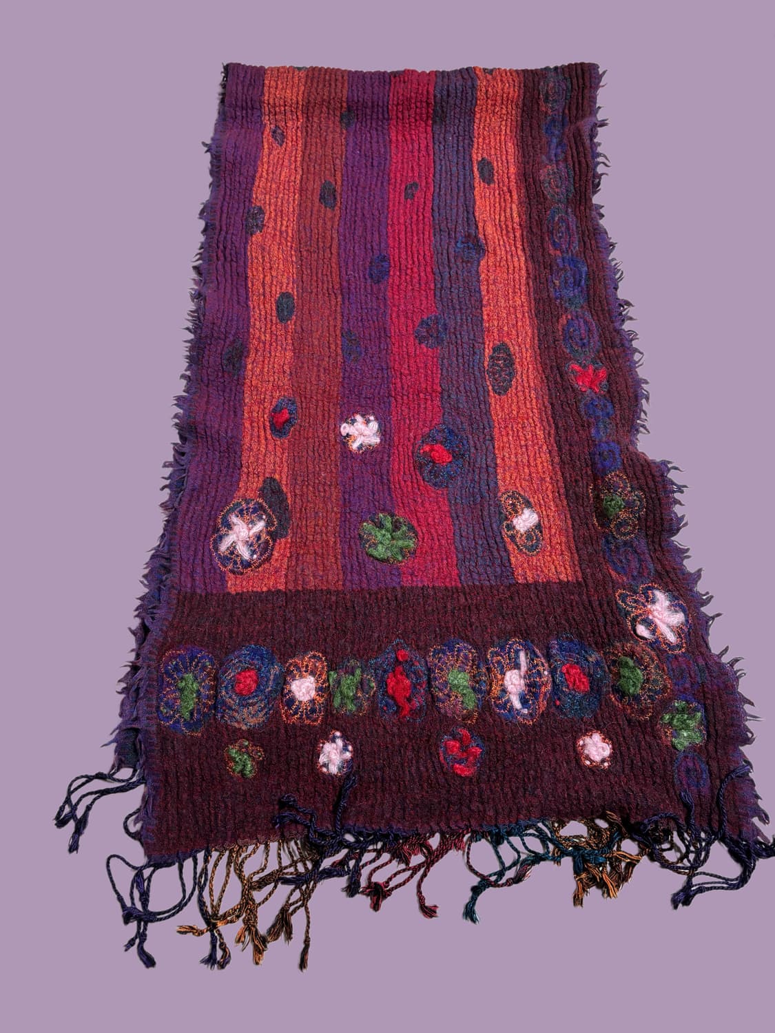 빈티지 히피 하구미 리버시블 목도리 상품이미지2