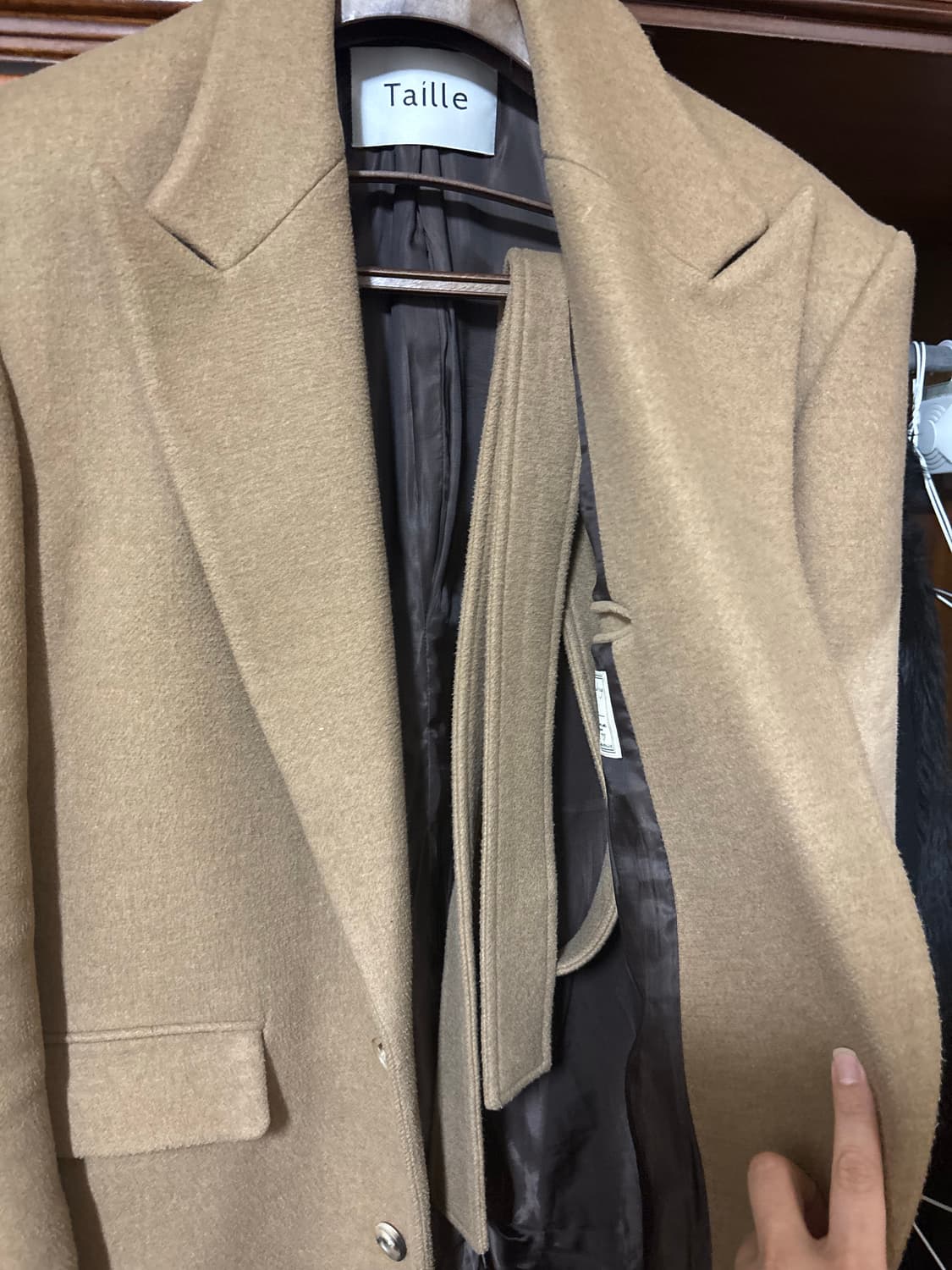 타일레 25fw /VAUBAN CONTOURED 로브 코트/ 베이지 상품이미지6