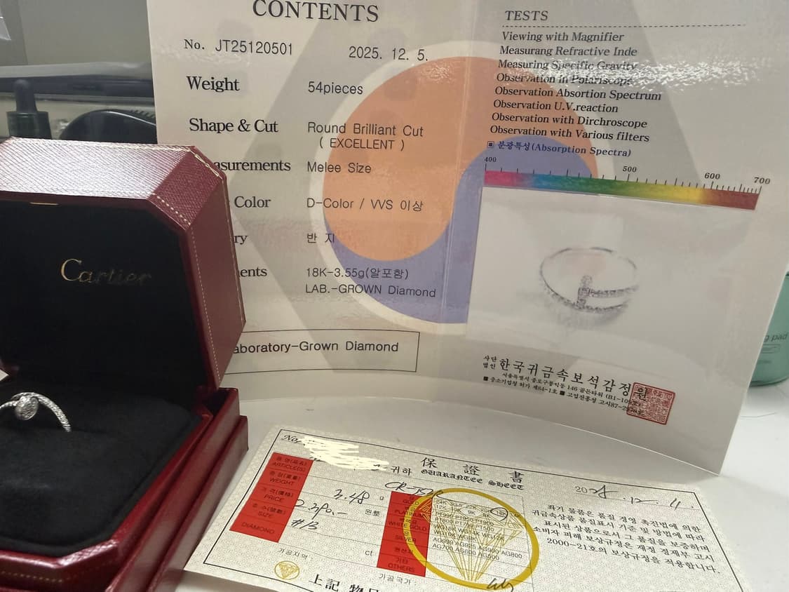 18k 랩다이아 파베 화골 못반지 53호(13호) 상품이미지1