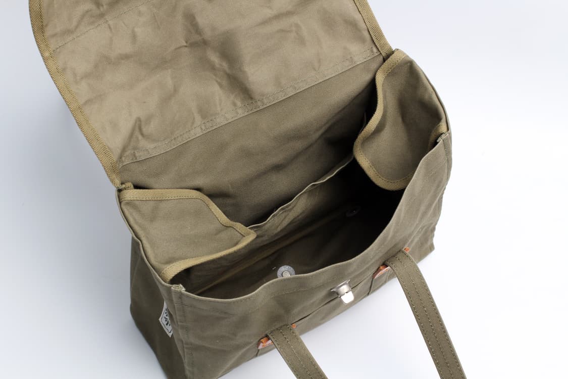 ICHIZAWA KYOTO  Canvas Flap Tote Bag 상품이미지6