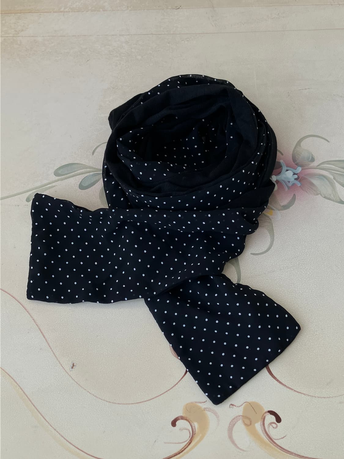  black dot sheer muffler 상품이미지6