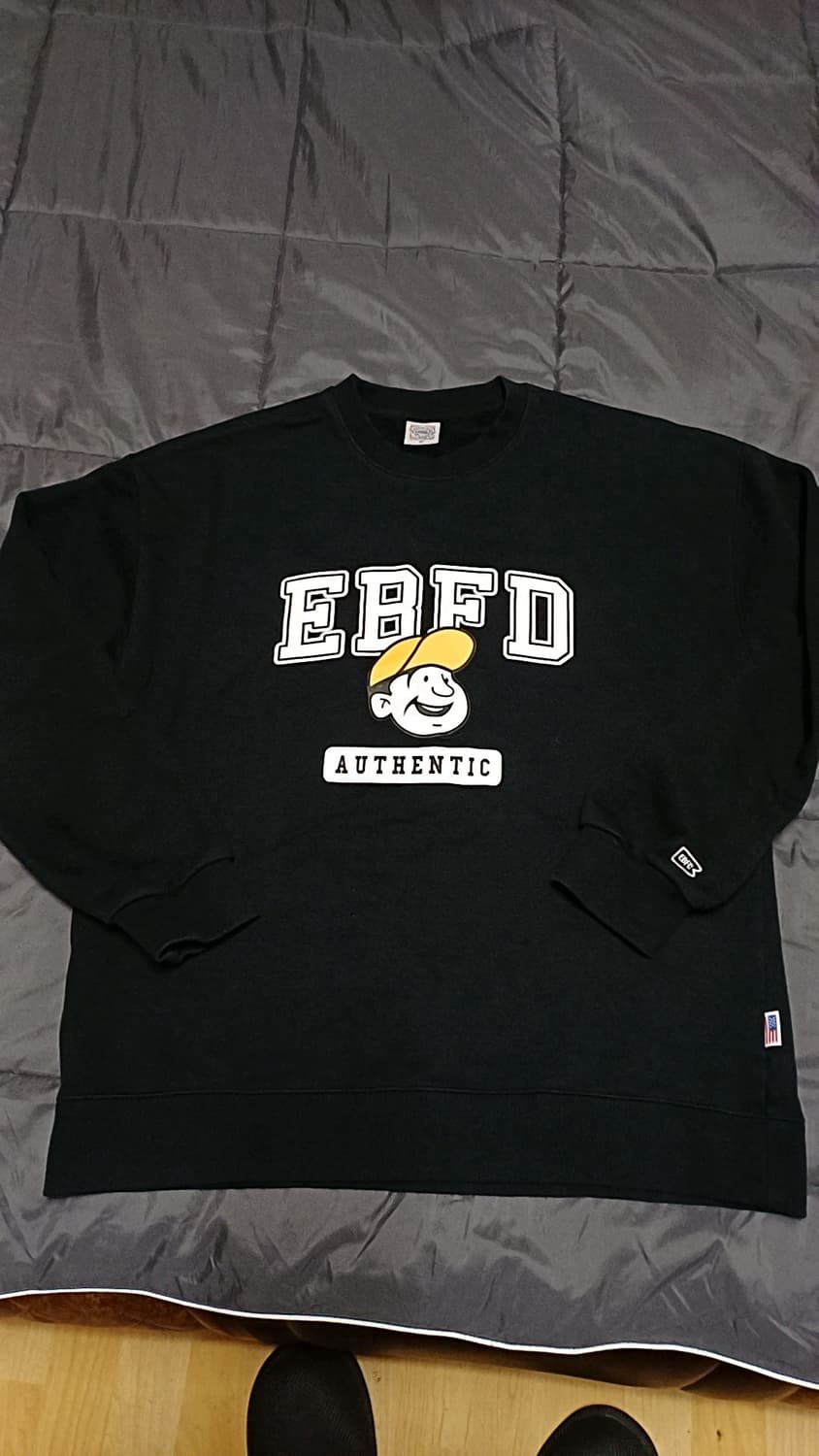 이벳필드 오버핏맨투맨 105 가슴60 기장71 상품이미지1