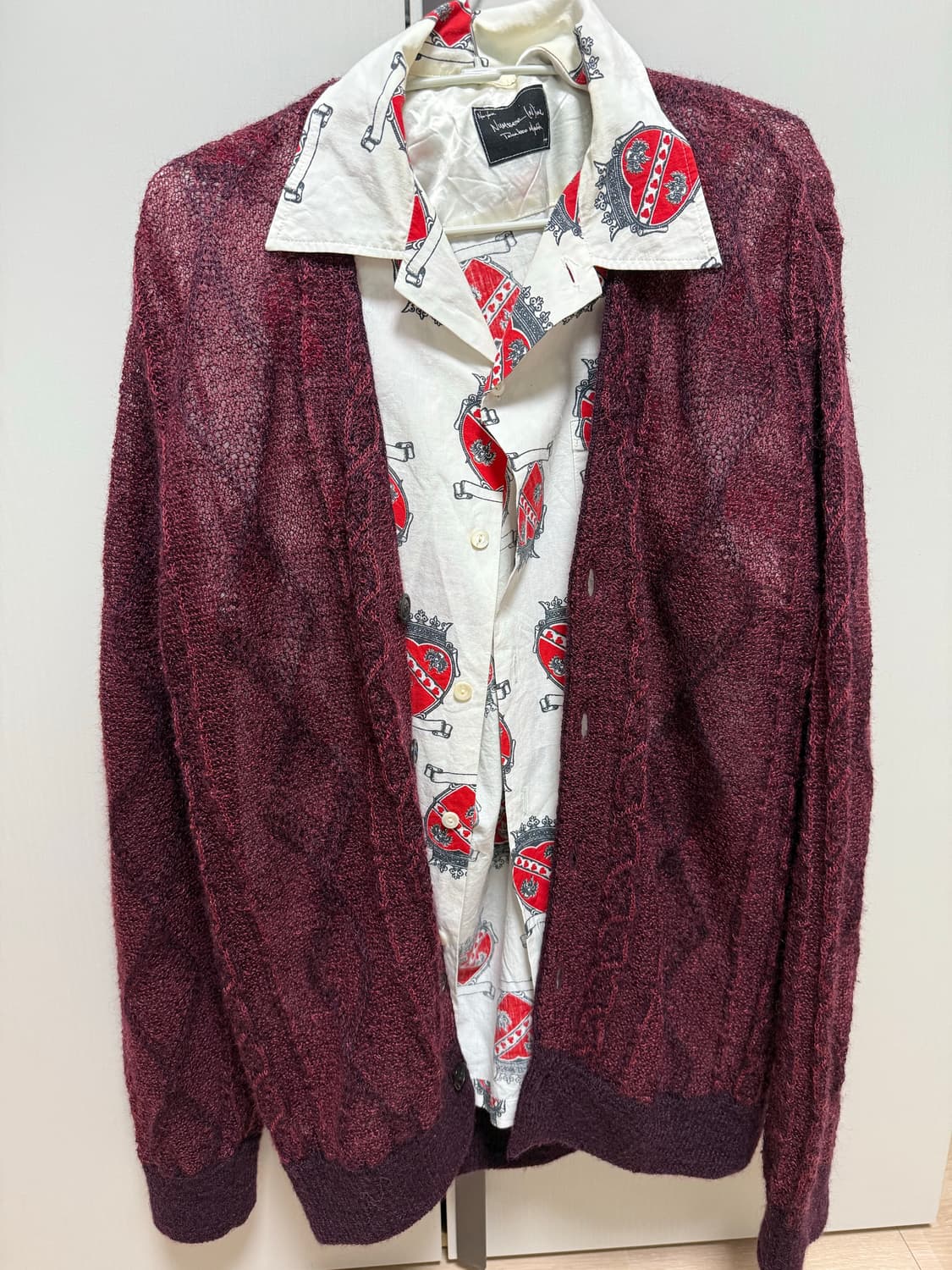 넘버나인 03aw 모헤어 가디건 상품이미지3