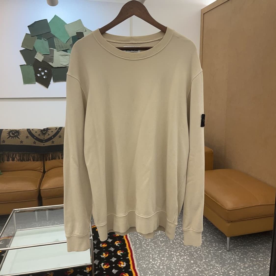 스톤아일랜드 캐주얼 와펜 맨투맨 스웻셔츠 XXL C06779 상품이미지3