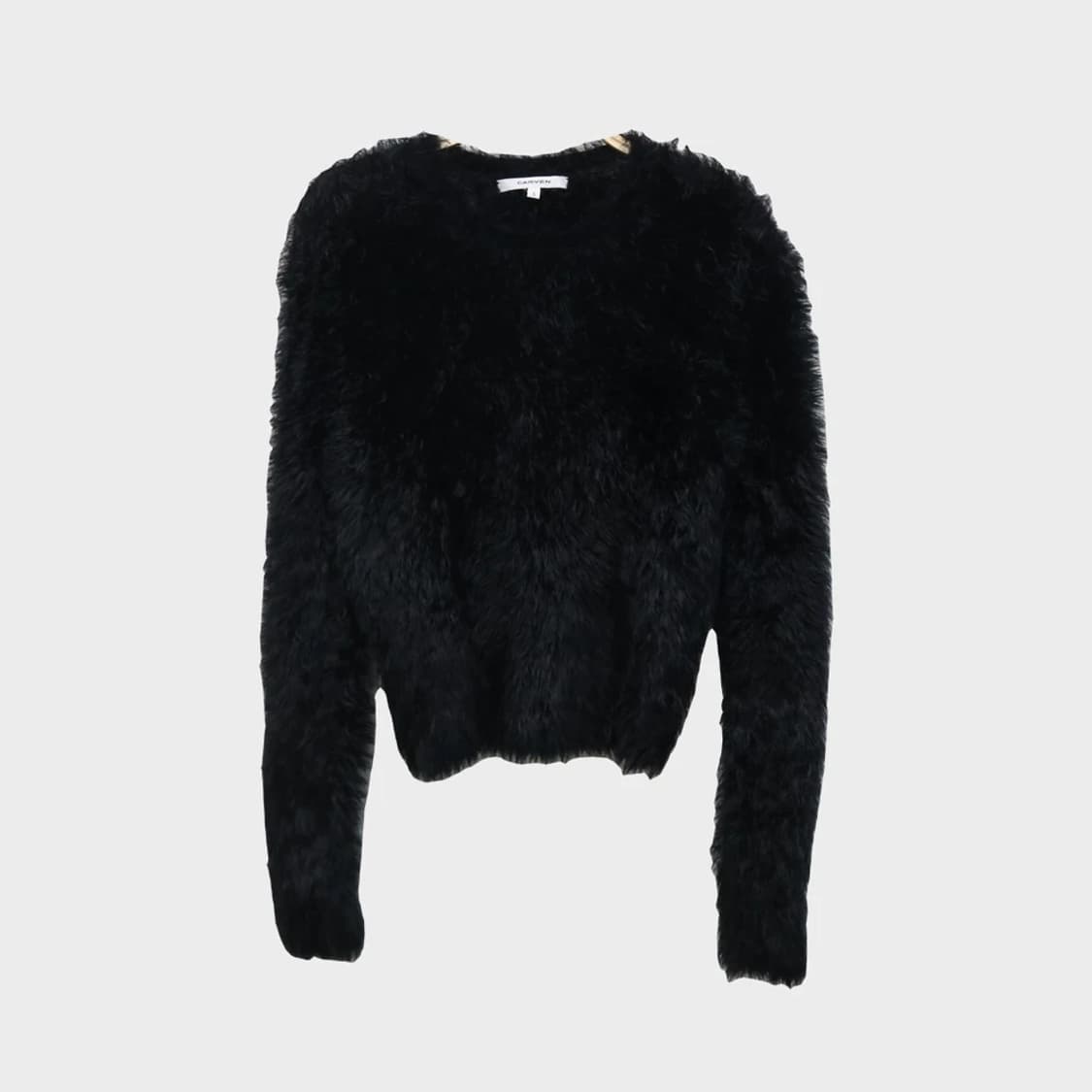 까르벵 크롭 퍼 니트 64448 상품이미지1